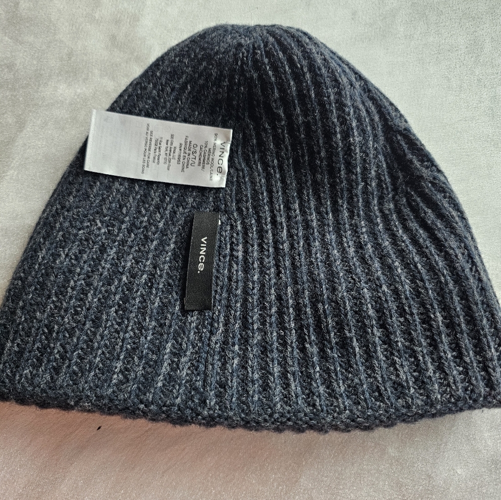 Vince Ribbed Cashmere Beanie - Picture 10 of 12